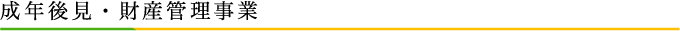 成年後見・財産管理事業
